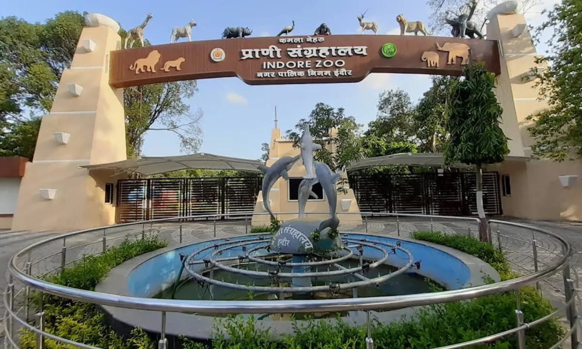 Indore Zoo wildlife park with diverse animal species
